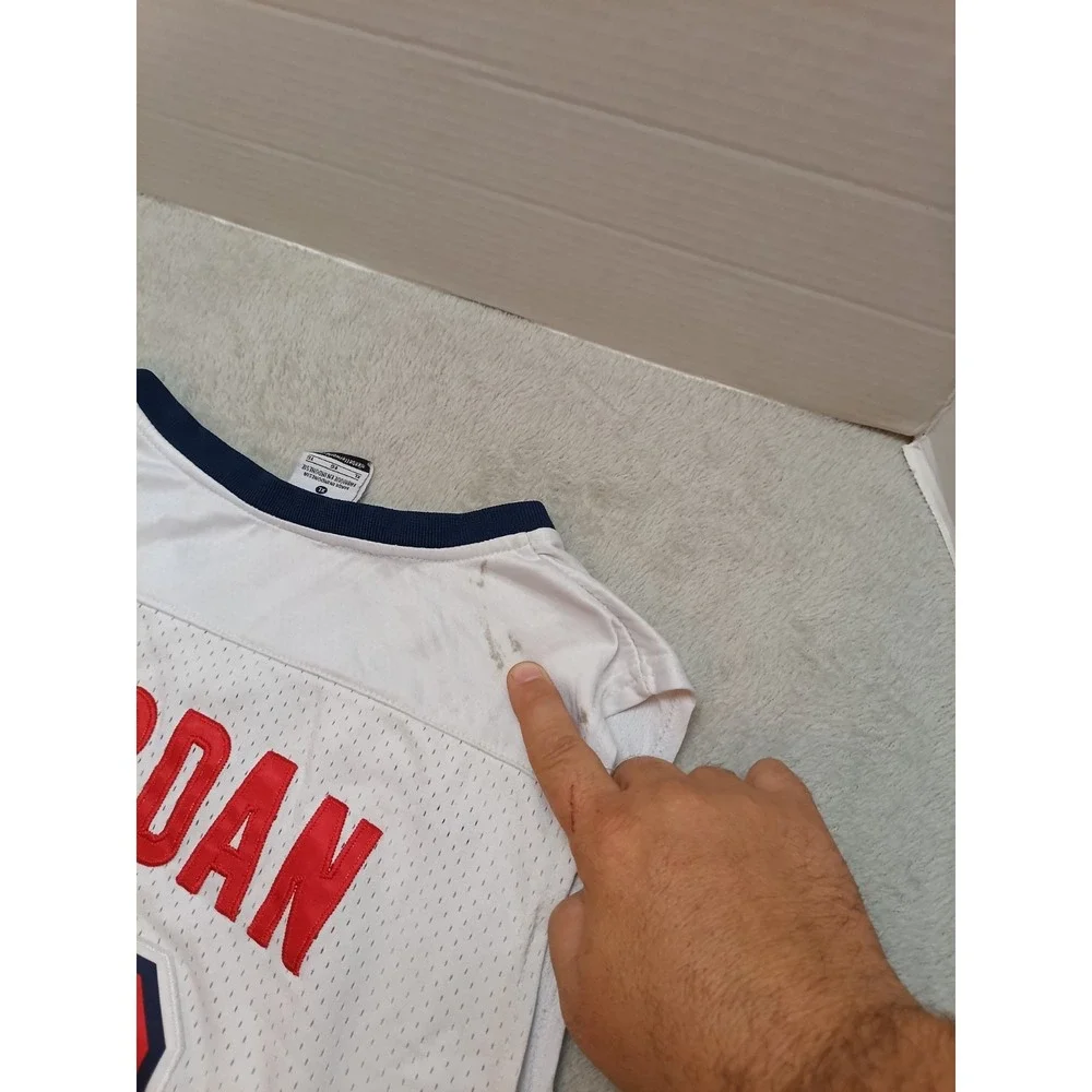 NIKE NBA Michael Jordan #9 1992 OLYMPICS USA White Dream Team Jersey Sz XL